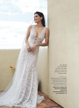 As featured in Bride and Groom Magazine